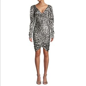 NWT Caroline Constas leopard print dress